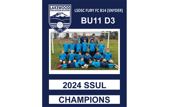 2024 SSUL BU11 CHAMPIONS!!